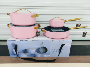 Premium Non-Stick Aluminum Cookware Set with Ceramic Lid – Durable & Easy-to-Clean Kitchen Pot Set