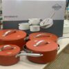 3 7-piece non-stick ceramic cookware set