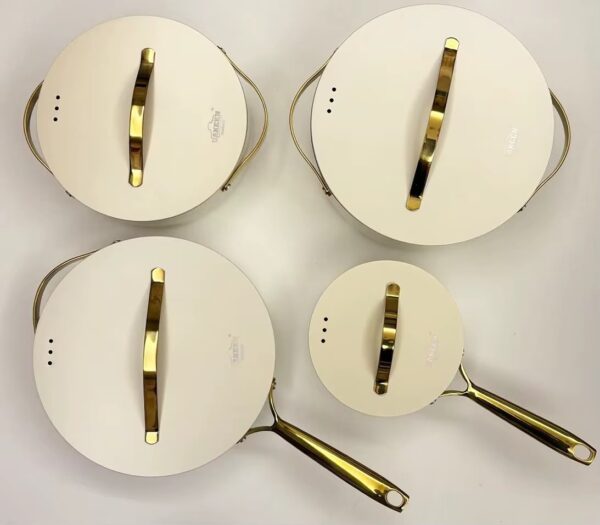 5 7-piece non-stick ceramic cookware set