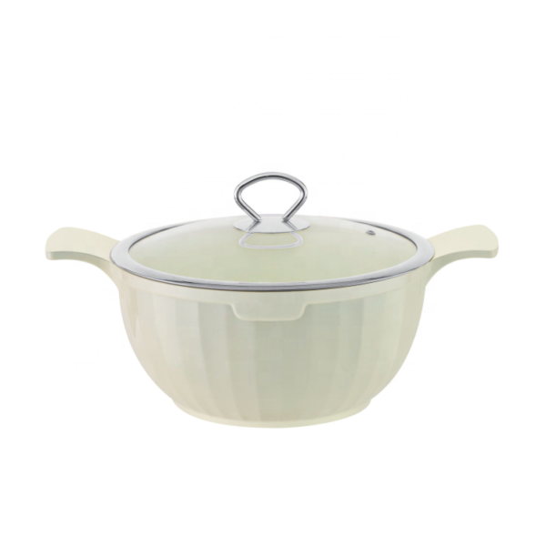 Hd183caf19a5d4ce5b8b6a5e193ea2661C 9-Piece Non-Stick Cookware Set – Elegant Cream