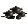 black1 9-Piece Forged Cookware Set