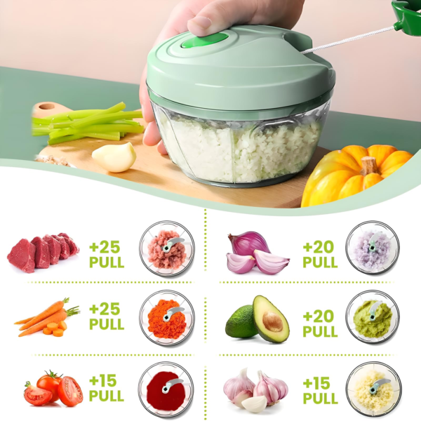 Manual Pull-Cord Food Chopper