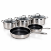 18/10 Triply Stainless Steel Cookware Set – Premium Pots and Pans