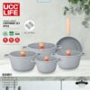 11-Piece Ceramic Non-Stick Cookware Set